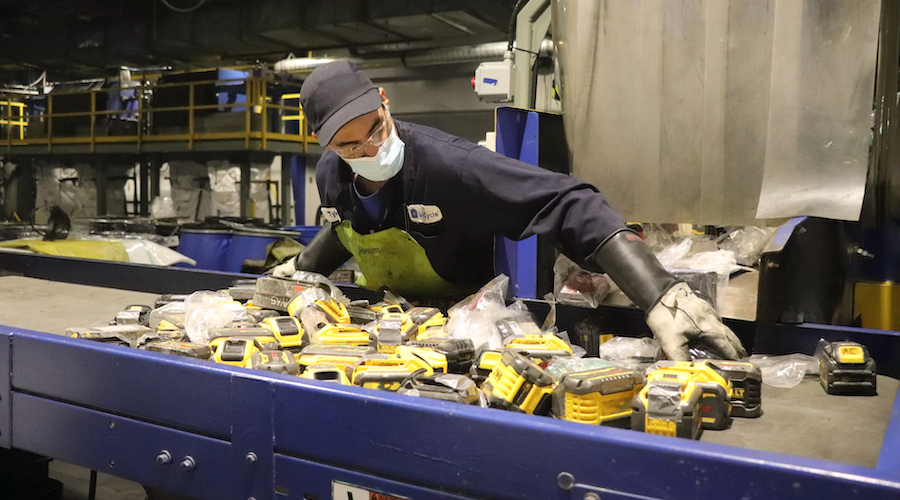 بازیافت باتری لیتیومی