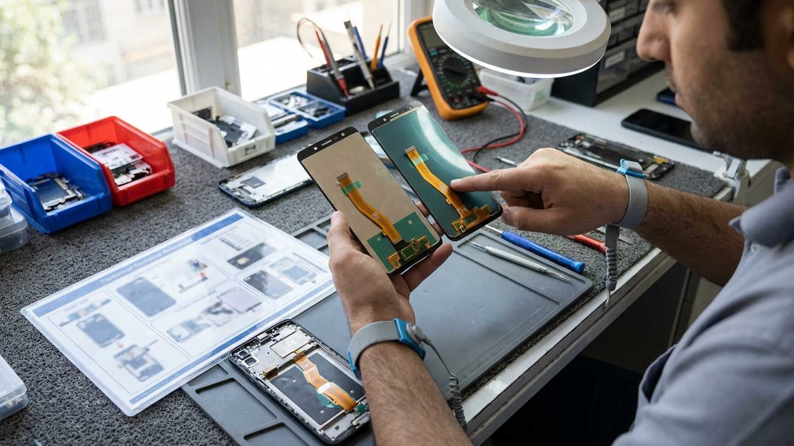 تفاوت نمایشگر LCD و AMOLED
